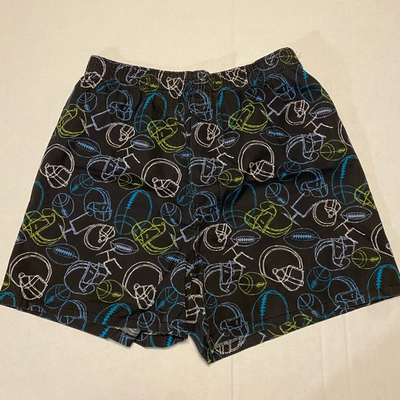 Arizona Jean Company Kids Black Sports Print Shorts - Picture 1 of 3